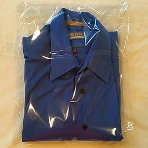 Extra Large Fitted Van Heusen Blue Long Sleeve